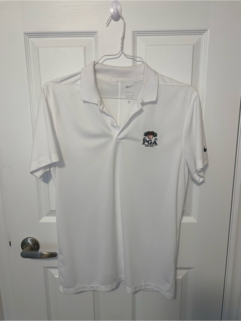 Nike White Men's PGA Performance Polo